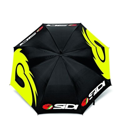 02-PARAPLUIE NOIR/JAUNE FLUO 