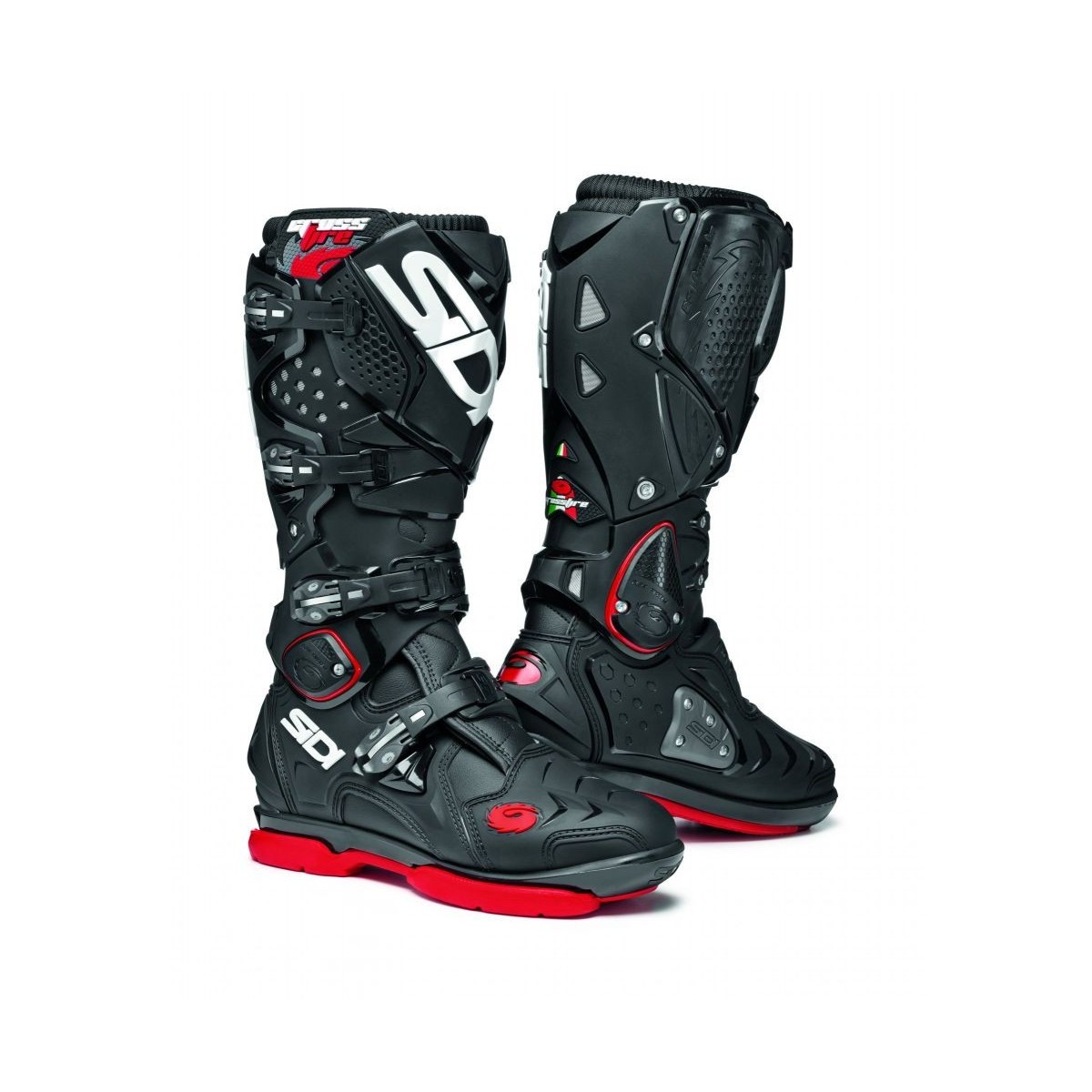 BOTTES SIDI CROSSFIRE 2 SUPERMOTARD NOIR NOIR 