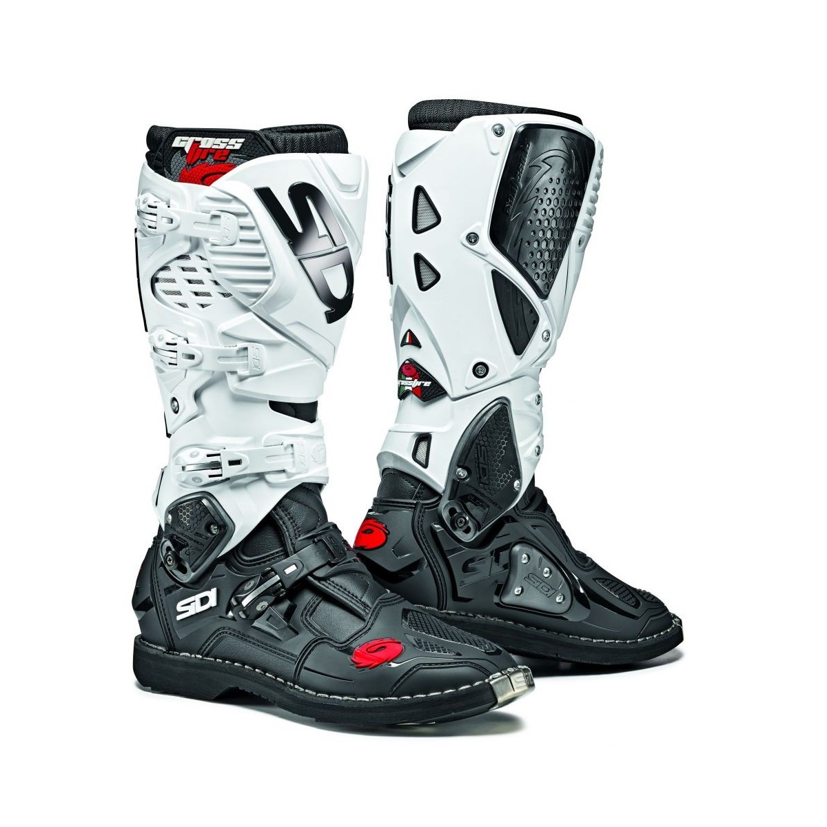 BOTTES SIDI CROSSFIRE 3 NOIR/BLANC 