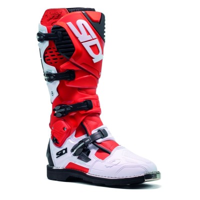 BOTTES SIDI CROSSFIRE 3 ROUGE/BLANC 