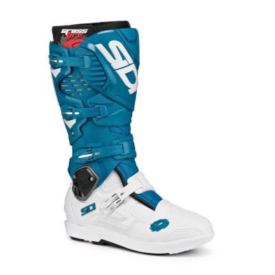 BOTTES SIDI CROSSFIRE 3 SRS BLANC/PETROLE 
