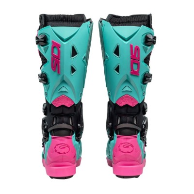 BOTTES SIDI CROSSFIRE 3 SRS NOIR/MINT/ROSE 