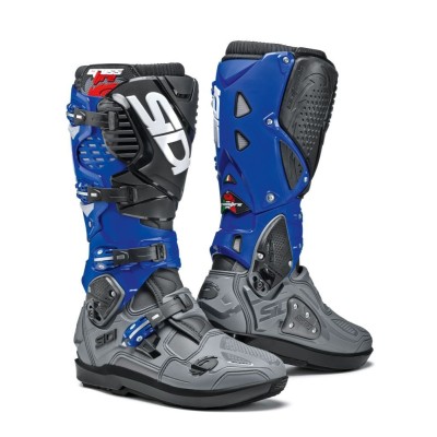 BOTTES SIDI CROSSFIRE 3 SRS GRIS/BLEU/NOIR 