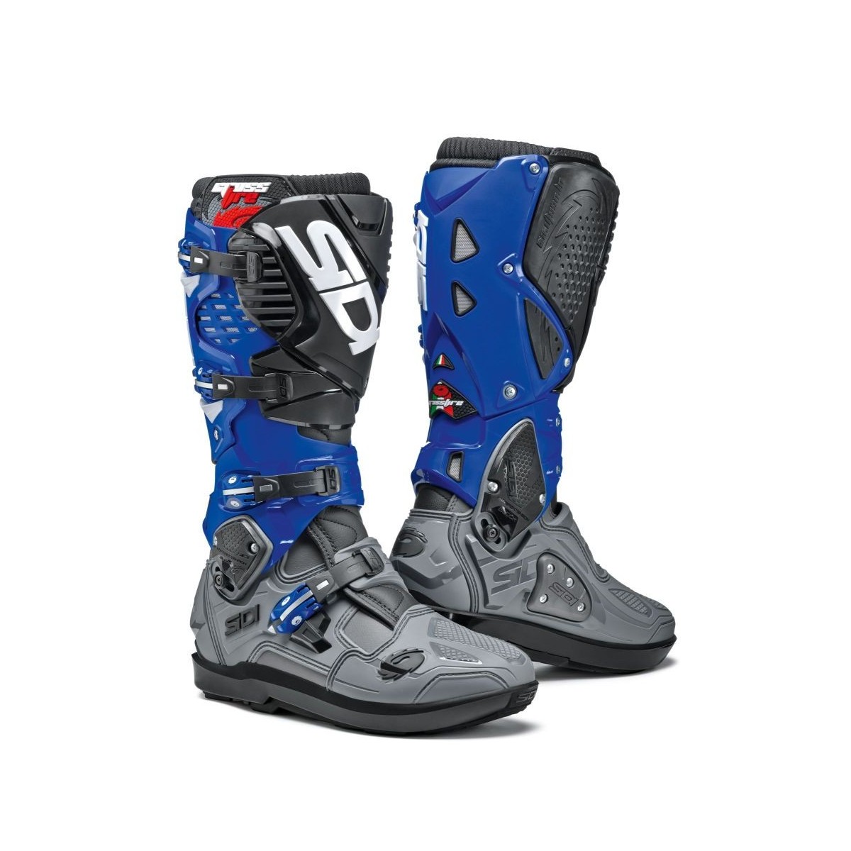 BOTTES SIDI CROSSFIRE 3 SRS GRIS/BLEU/NOIR 