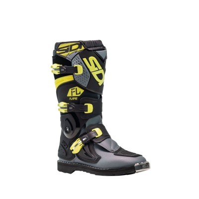 BOTTES SIDI FLAME JUNIOR NOIR/LIME 