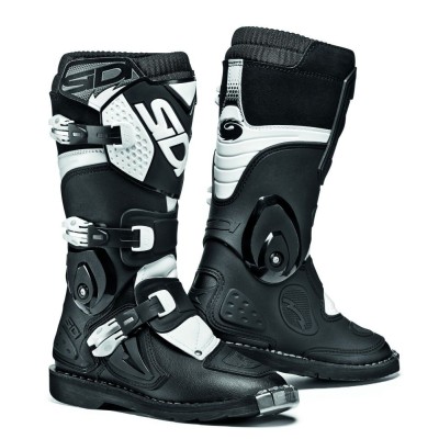 BOTTES SIDI FLAME JUNIOR NOIR/BLANC 