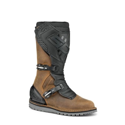 BOTTES SIDI TRIAL ZERO.2 BRUN TABAC/NOIR 