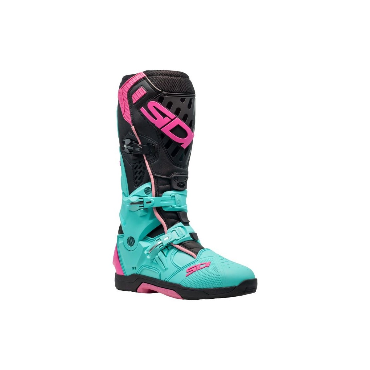 BOTTES SIDI CROSSAIR MINT/NOIR/ROSE 