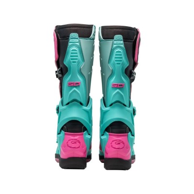 BOTTES SIDI CROSSAIR MINT/NOIR/ROSE 