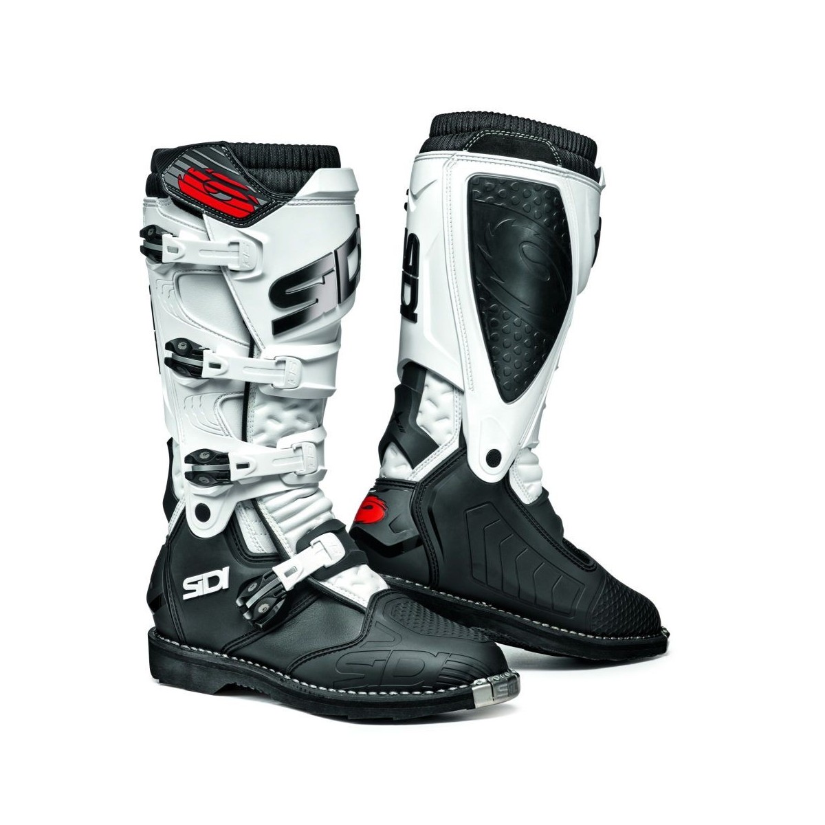 BOTTES SIDI X POWER NOIR BLANC 
