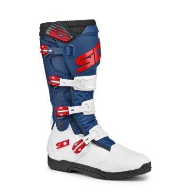 BOTTES SIDI X POWER SC BLANC/NAVY/ROUGE 
