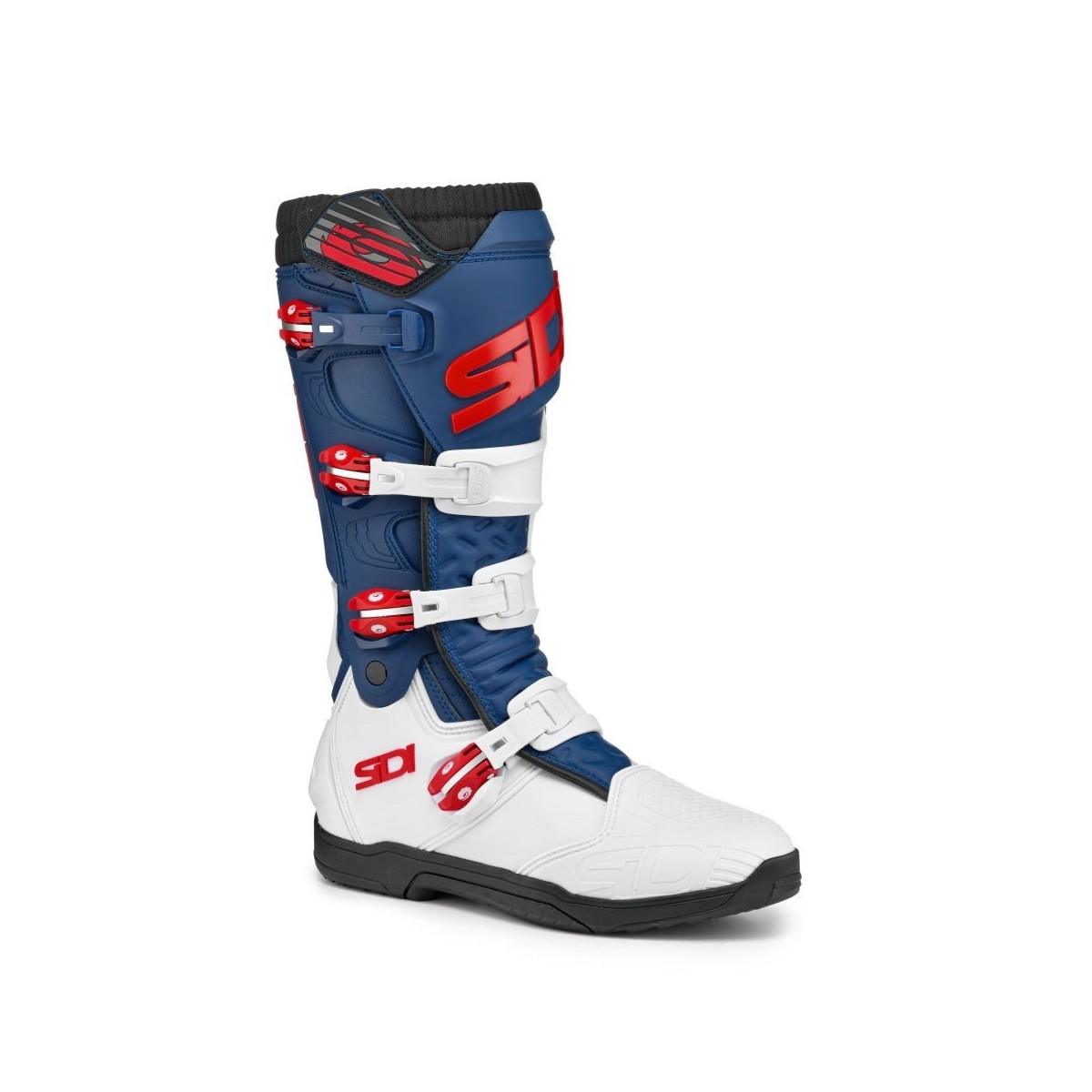 BOTTES SIDI X POWER SC BLANC/NAVY/ROUGE 