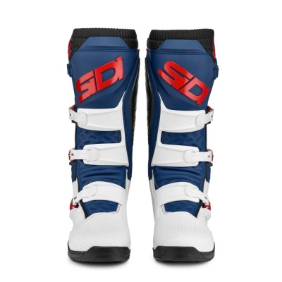 BOTTES SIDI X POWER SC BLANC/NAVY/ROUGE 