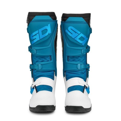 BOTTES SIDI X POWER SC LEI BLANC/PETROLE/BLEU CLAIR 