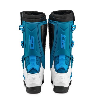 BOTTES SIDI X POWER SC LEI BLANC/PETROLE/BLEU CLAIR 
