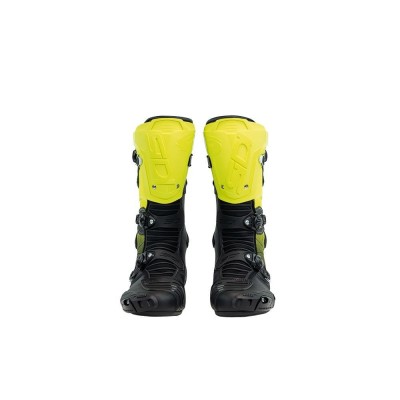 BOTTES SIDI MAG-1 NOIR/JAUNE 
