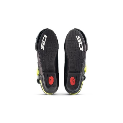 BOTTES SIDI MAG-1 NOIR/JAUNE 