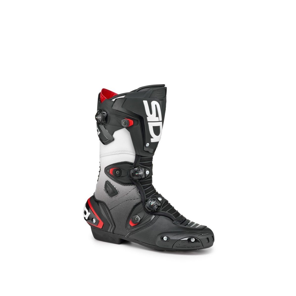 BOTTES SIDI MAG-1 NOIR/BLANC 