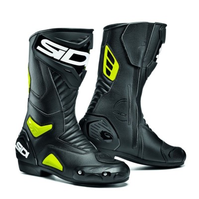 BOTTES SIDI PERFORMER NOIR/JAUNE 