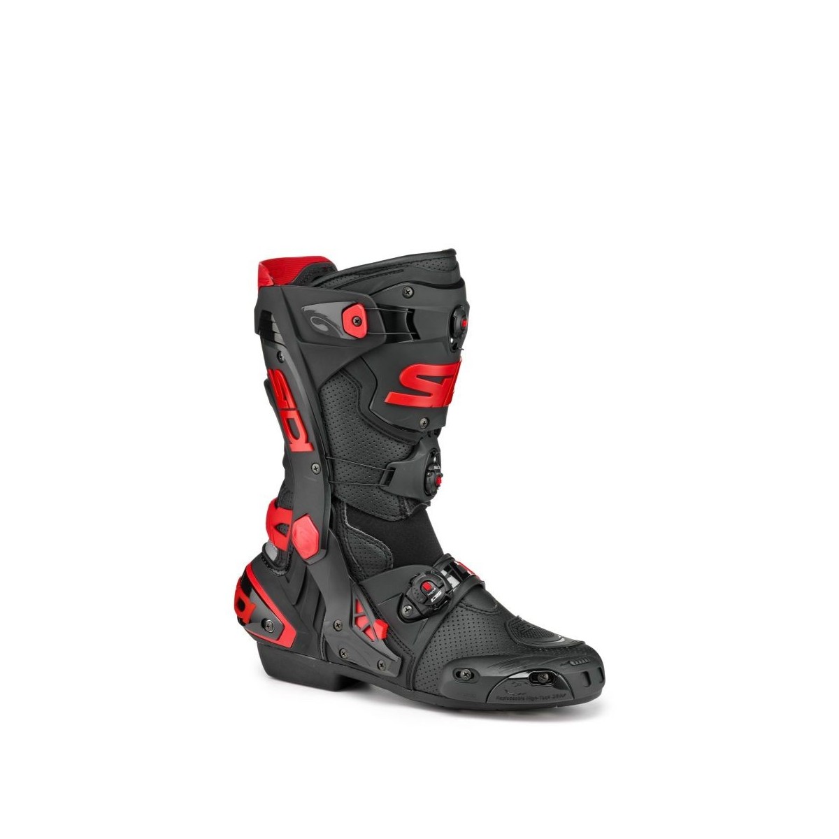 BOTTES SIDI REX AIR NOIR/ROUGE 
