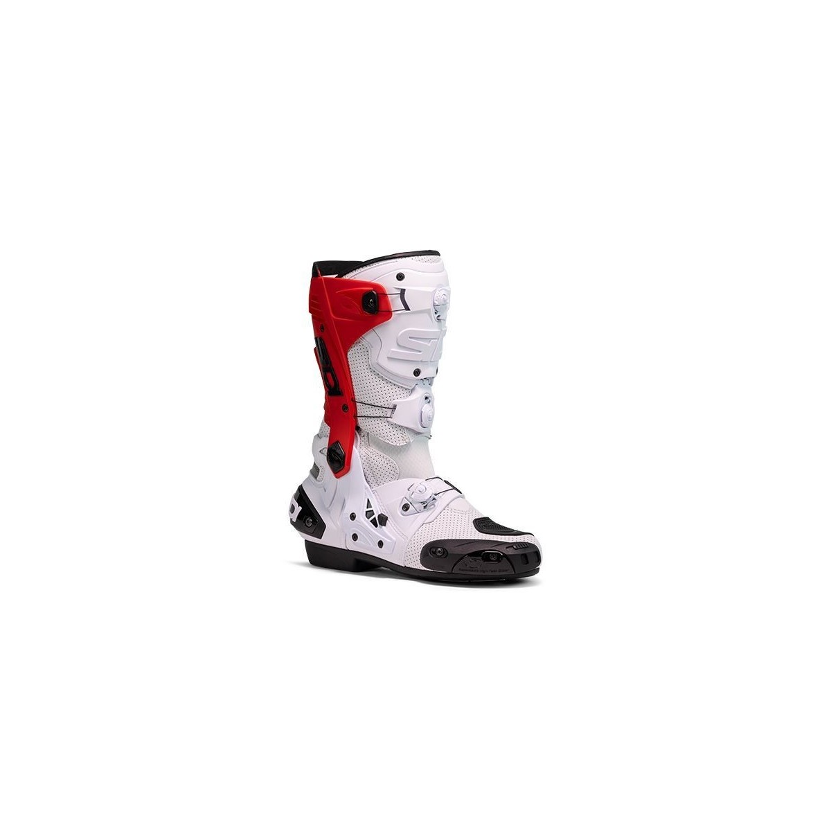 BOTTES SIDI REX AIR BLANC/ROUGE 