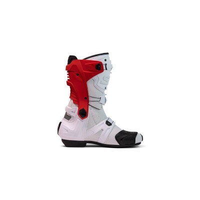 BOTTES SIDI REX AIR BLANC/ROUGE 