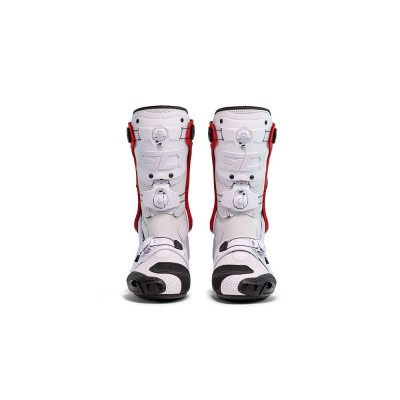 BOTTES SIDI REX AIR BLANC/ROUGE 