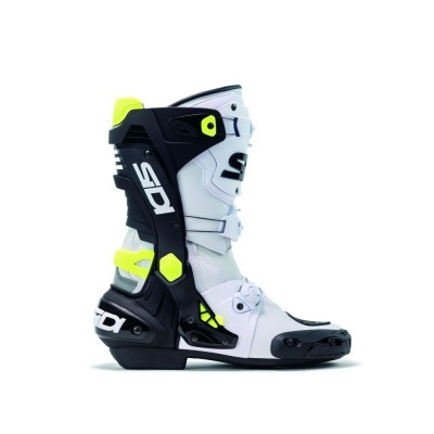 BOTTES SIDI REX BLANC/NOIR/JAUNE 