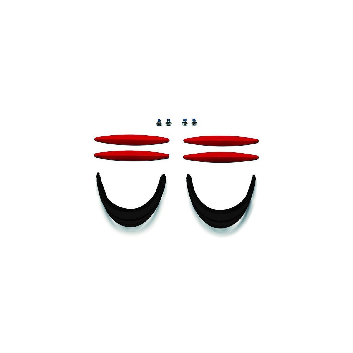101-COUPELLE TALON ROUGE/NOIR 