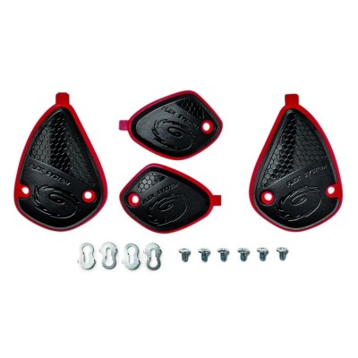 121-PROTECTION MALLEOLE CF2 ROUGE/NOIR 