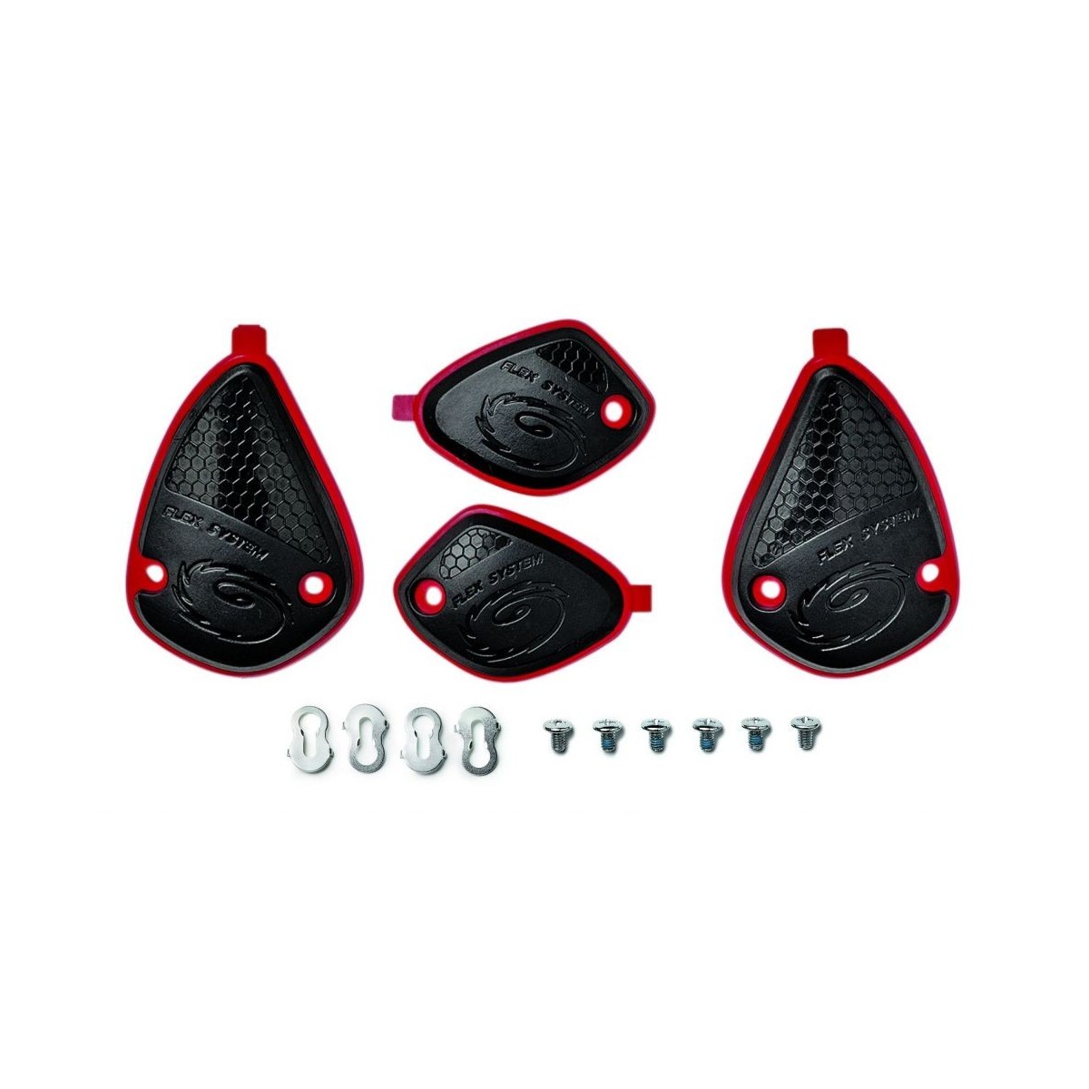 121-PROTECTION MALLEOLE CF2 ROUGE/NOIR 