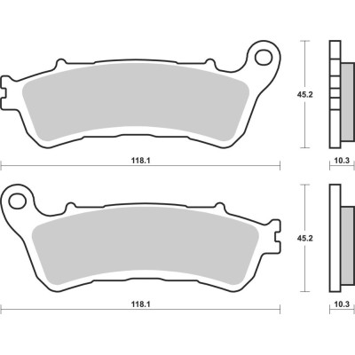 PLAQ SINT ARR HONDA 1800 GL GOLD WING 18- 