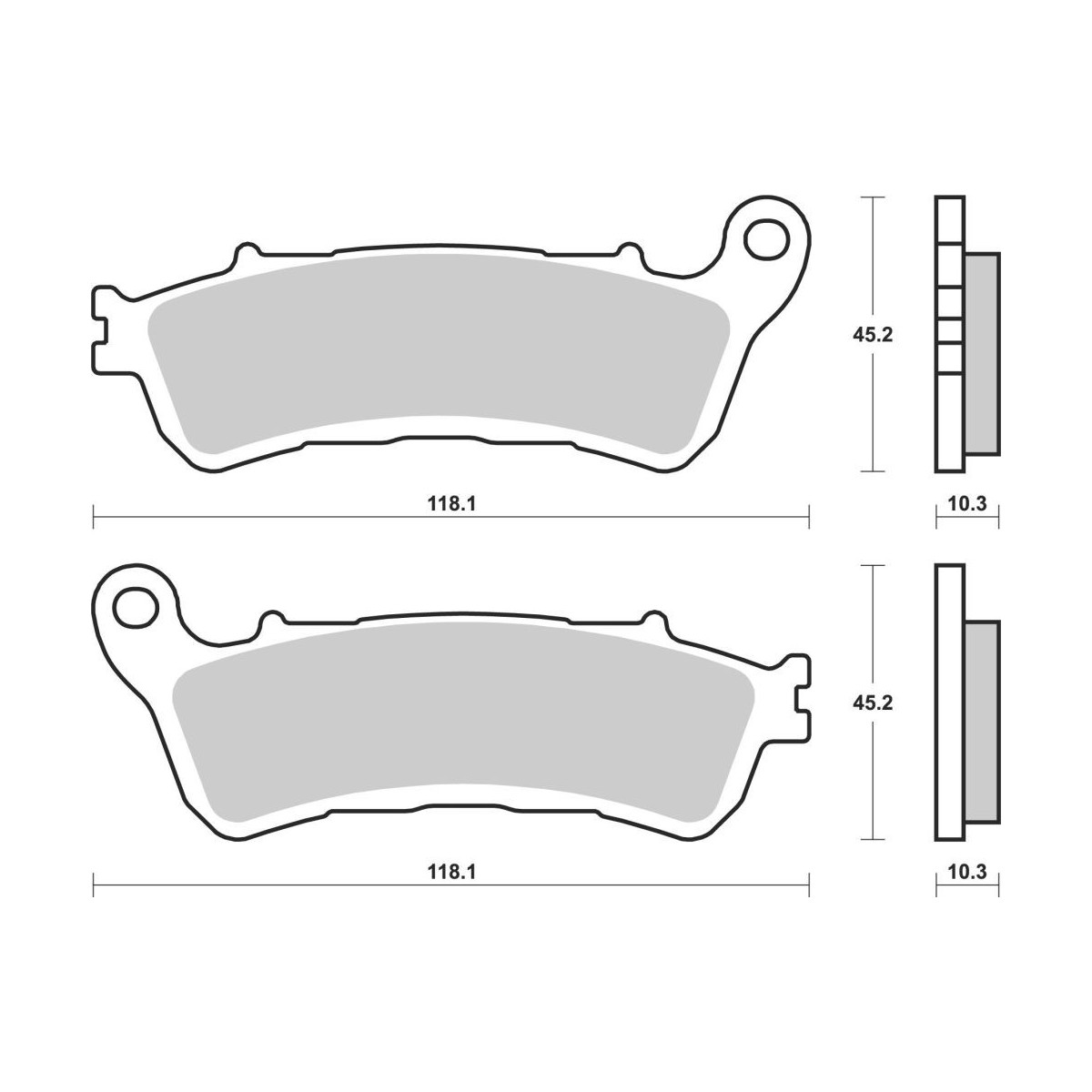 PLAQ SINT ARR HONDA 1800 GL GOLD WING 18- 