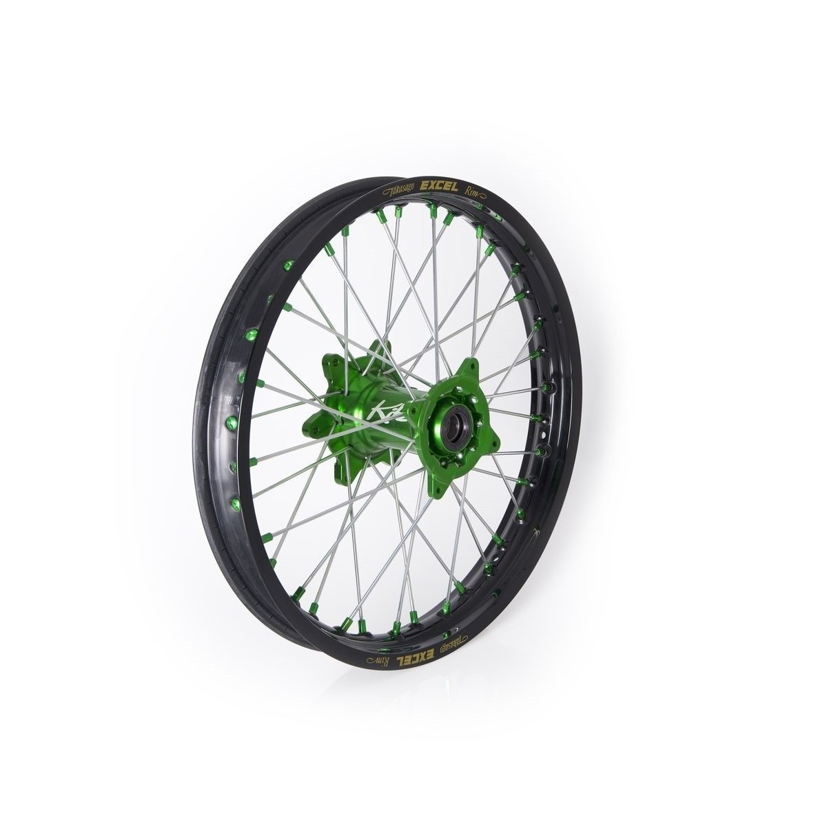 Roue Elite MX-EN avec rayons argentés 