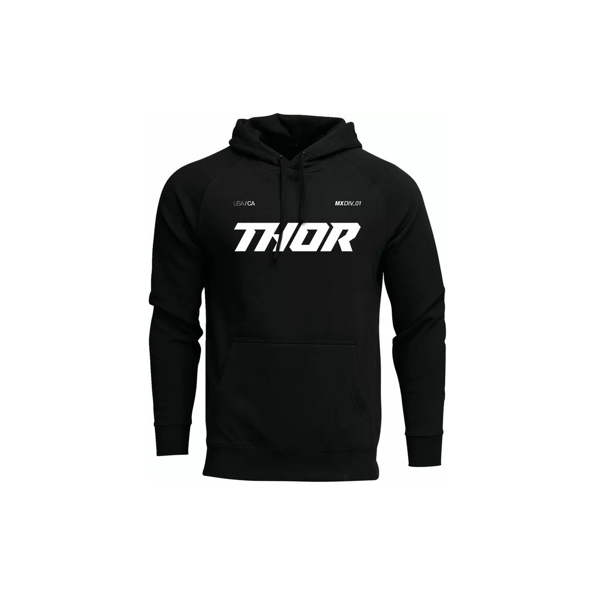 Sweat-shirt à capuche de style pull-over Brave 